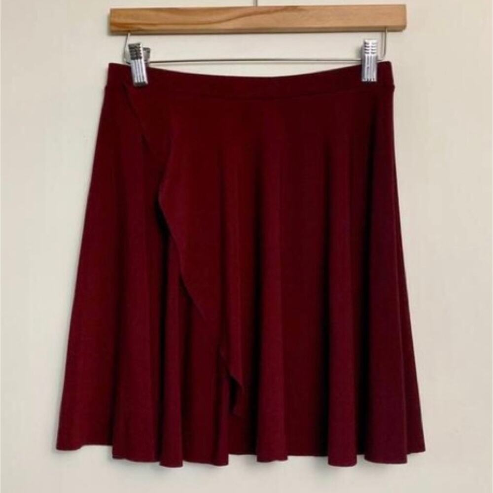Kimchi Blue Burgundy Wrap Skirt